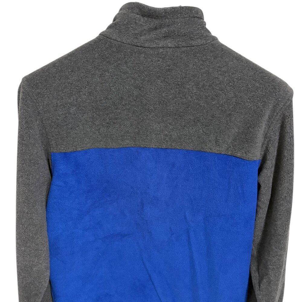 COLUMBIA Mens Full Zip Fleece Jacket Size Large Blue Gray - Picture 6 of 6